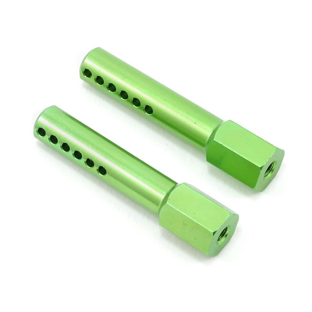 ST Racing Concepts Aluminum Front Body Post Set (Green) (2)
