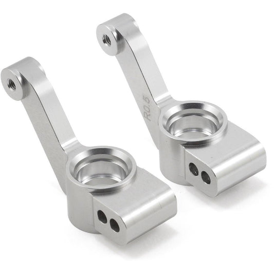ST Racing Concepts 0.5° Aluminum Rear Hub Carriers (Silver) (2)
