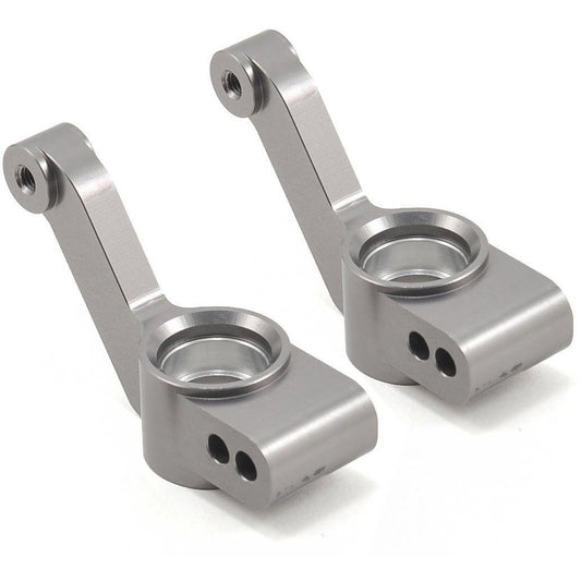 ST Racing Concepts Aluminum Rear Hub Carriers (Gun Metal) (2) (Slash 4x4)