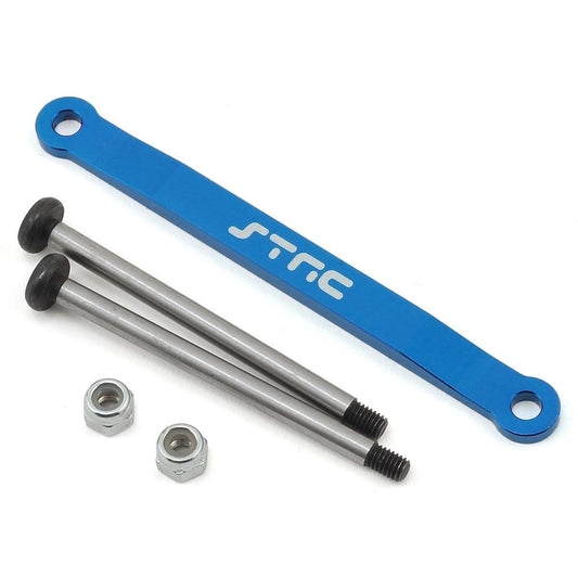 ST Racing Concepts Stampede/Bigfoot Aluminum Front Hinge Pin Brace (Blue)