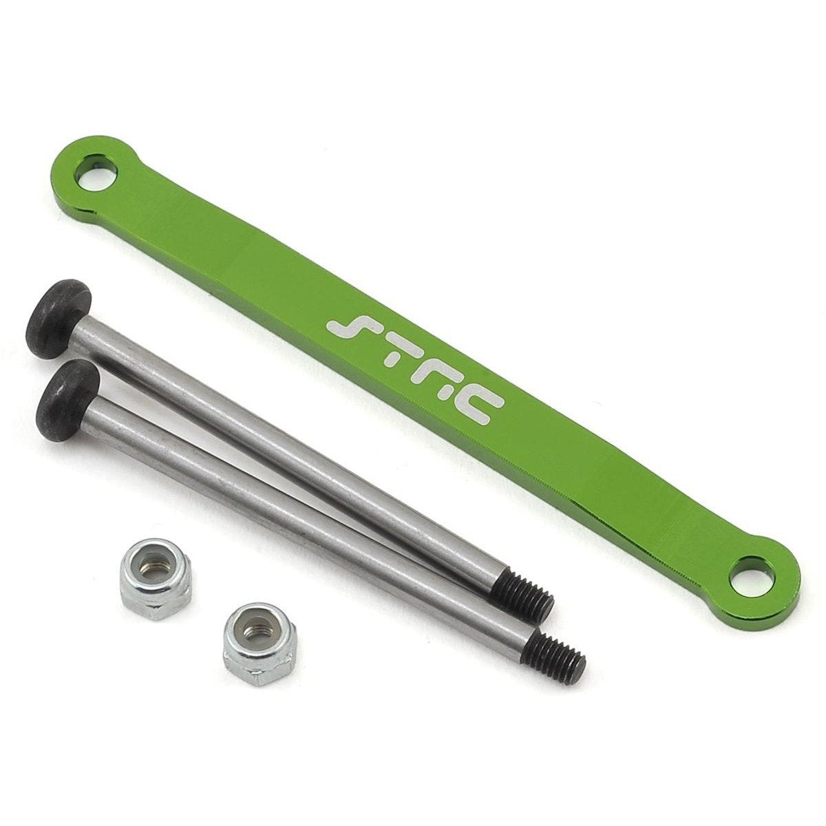 ST Racing Concepts Stampede/Bigfoot Aluminum Front Hinge Pin Brace (Green)