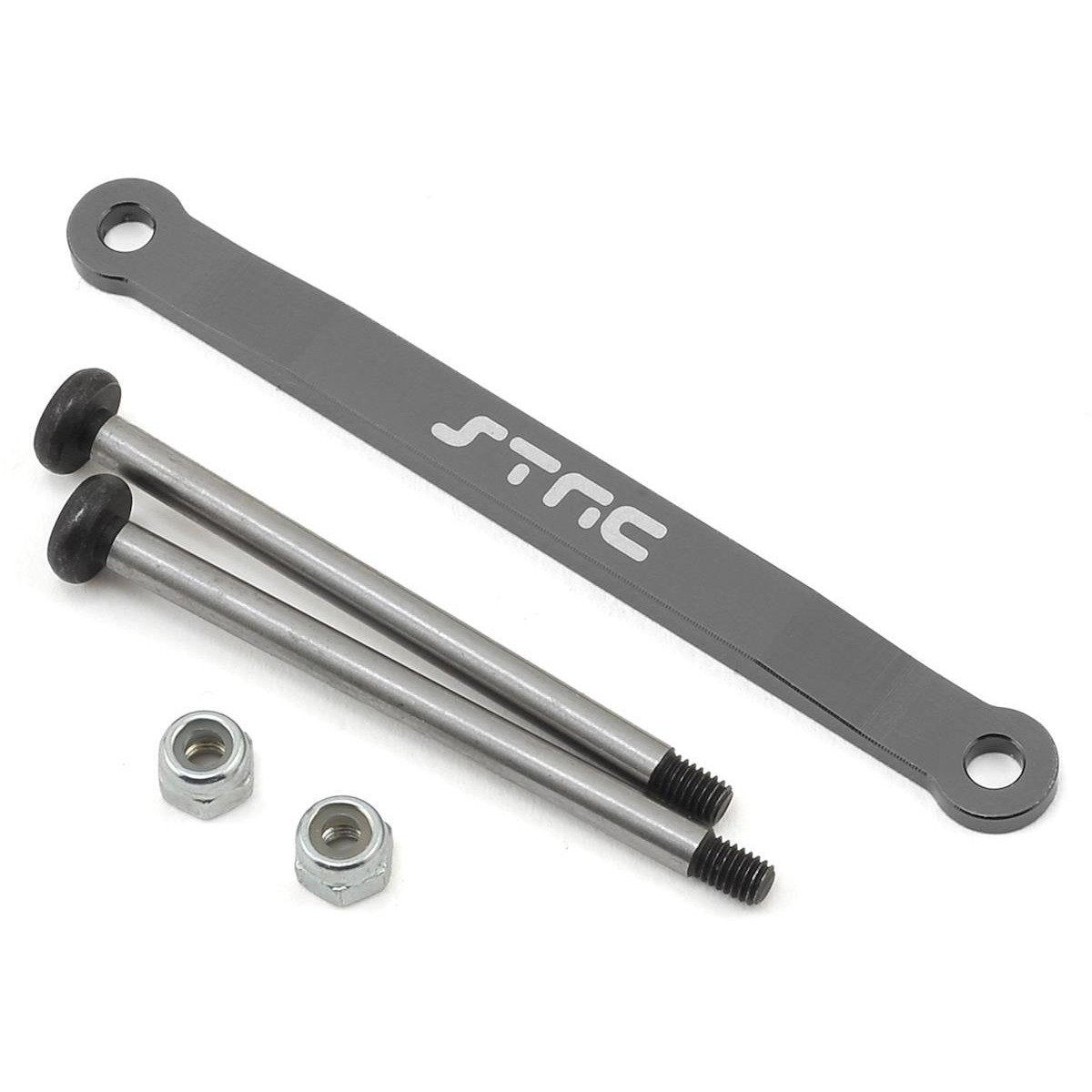 ST Racing Concepts Stampede/Bigfoot Aluminum Front Hinge Pin Brace (Gun Metal)