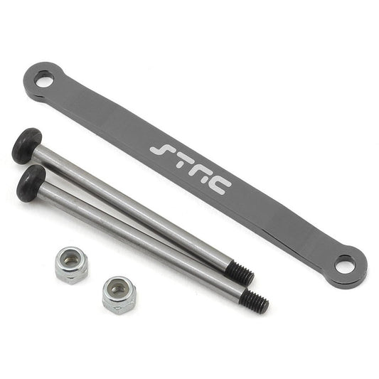 ST Racing Concepts Stampede/Bigfoot Aluminum Front Hinge Pin Brace (Gun Metal)