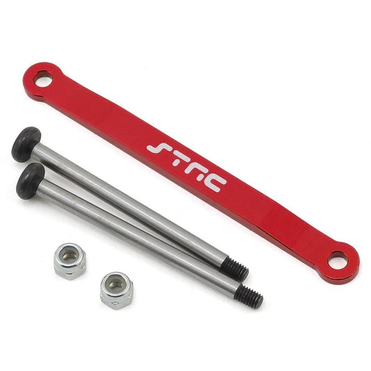 ST Racing Concepts Stampede/Bigfoot Aluminum Front Hinge Pin Brace (Red)