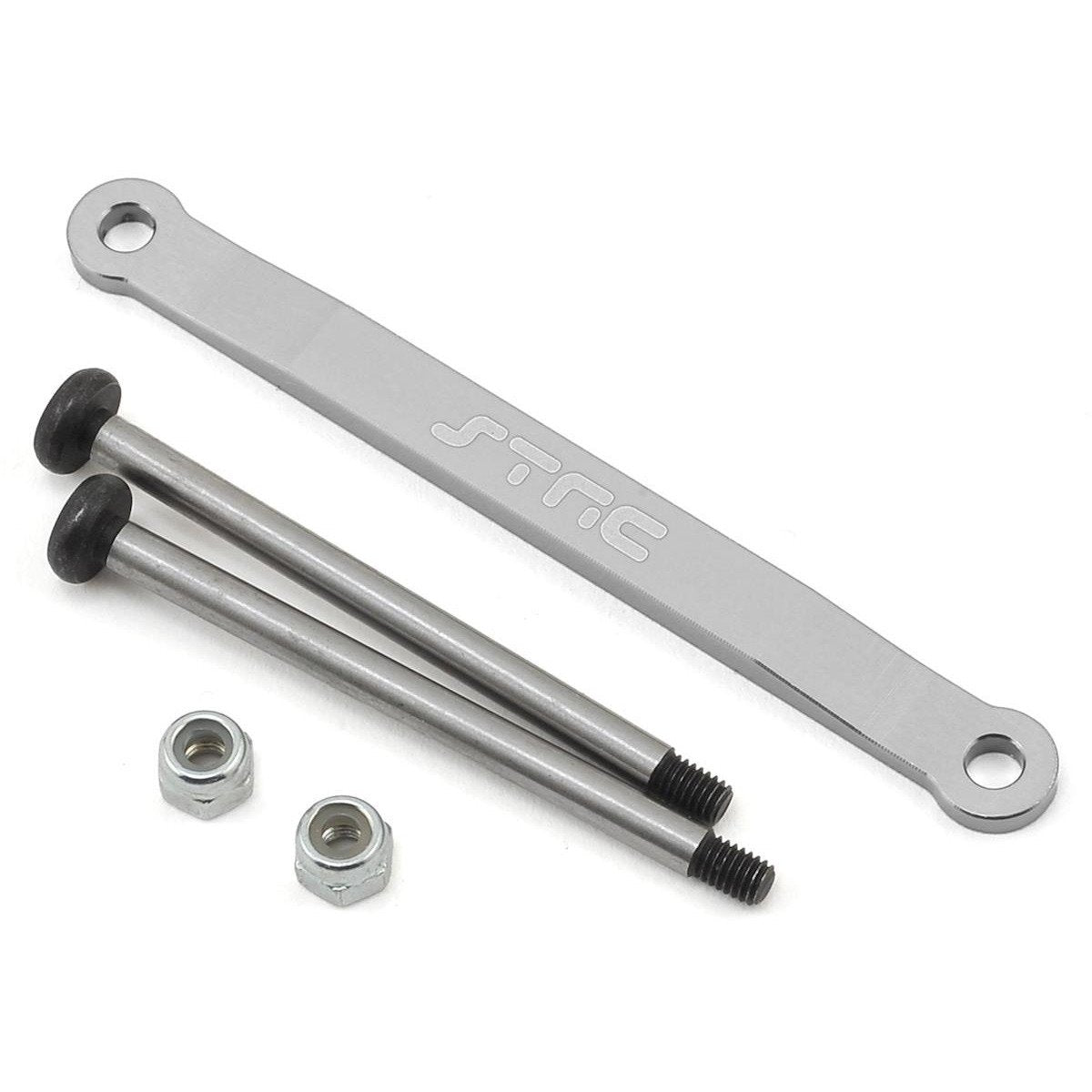 ST Racing Concepts Stampede/Bigfoot Aluminum Front Hinge Pin Brace (Silver)