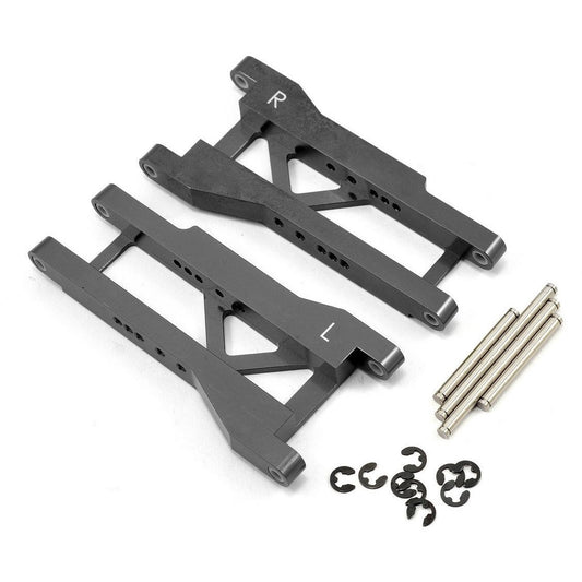 ST Racing Concepts Aluminum Rear A-Arm Set (Gun Metal)