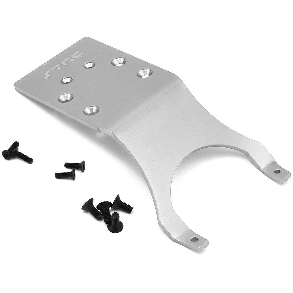 ST Racing Concepts Aluminum Rear Skid Plate (Silver)