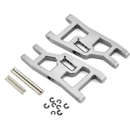ST Racing Concepts Aluminum Front A-Arm Set (Silver)