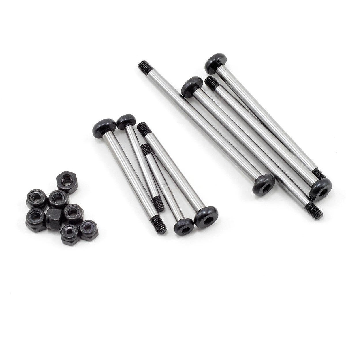 ST Racing Concepts Heat Treated Polished Steel Locknut Style Hinge Pin (Black)