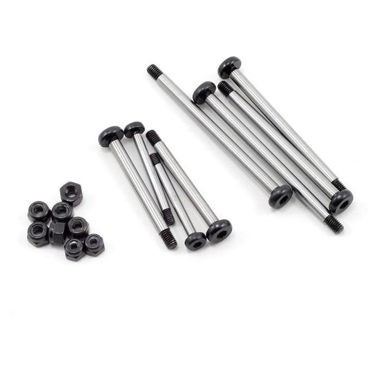 ST Racing Concepts Heat Treated Polished Steel Locknut Style Hinge Pin (Black)