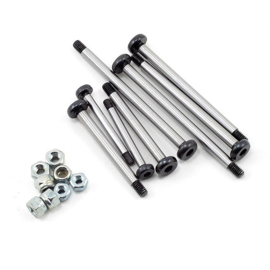 ST Racing Concepts Heat Treated Polished Steel Locknut Style Hinge Pin (Silver)