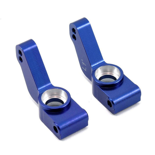 ST Racing Concepts Aluminum 1° Toe-In Rear Hub Carriers (Blue)