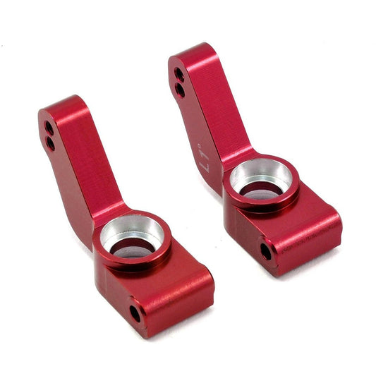 ST Racing Concepts Aluminum 1° Toe-In Rear Hub Carriers (Red)