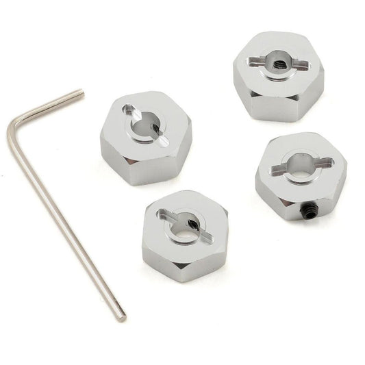ST Racing Concepts 14mm Aluminum Wheel Hex (Silver) (4)