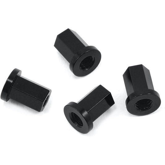 ST Racing Concepts Wraith Aluminum Internal Locknut (4) (Black)