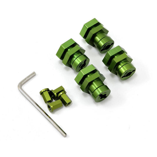 ST Racing Concepts 17mm Hex Hub Conversion Kit (Green) (4)