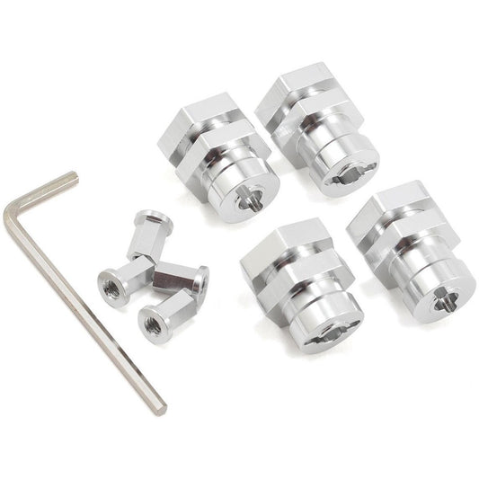 ST Racing Concepts 17mm Hex Hub Conversion Kit (Silver) (Slash/Stampede/Bandit)