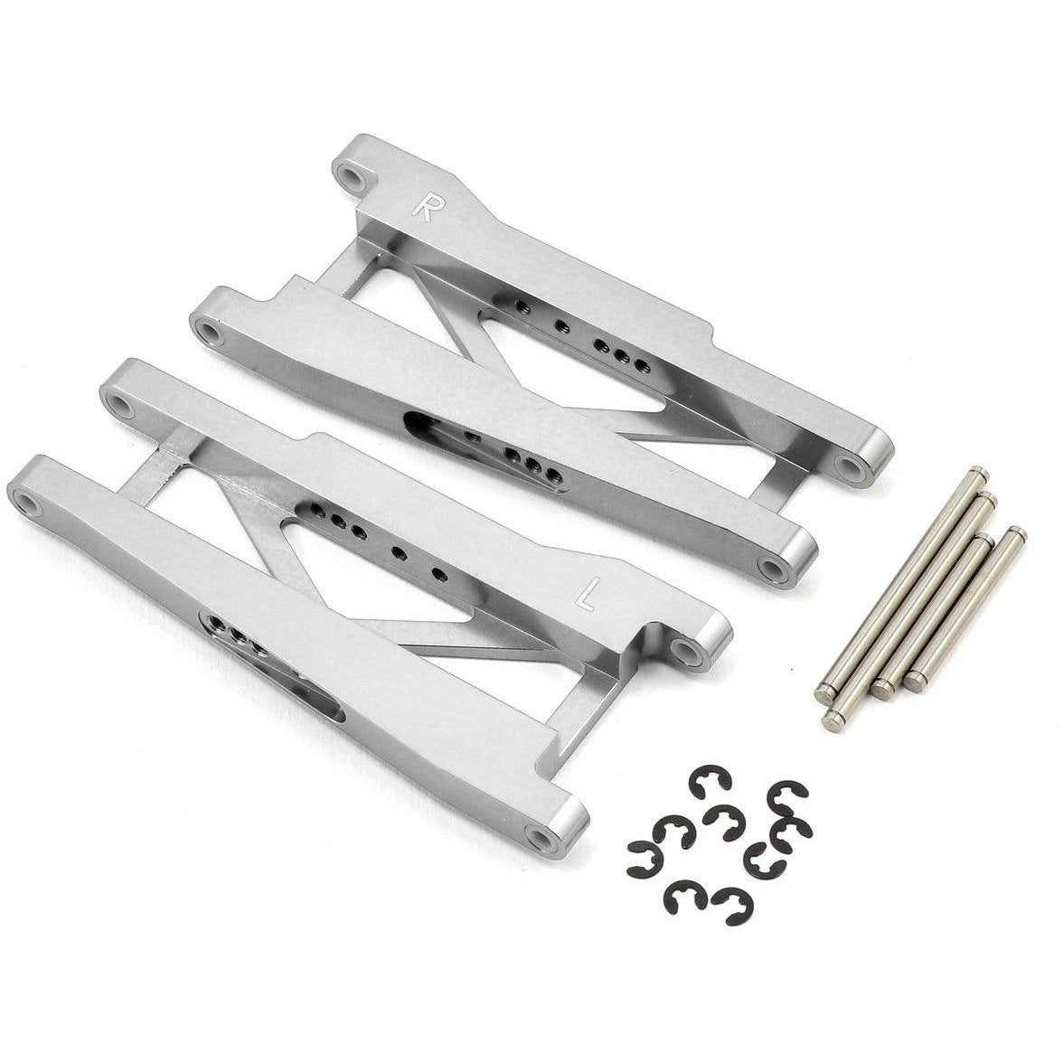 ST Racing Concepts Aluminum Rear A-Arm Set (Silver)