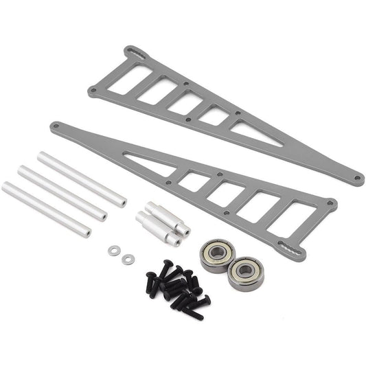 ST Racing Concepts Traxxas Slash Aluminum Adjustable Wheelie Bar Kit (Gun Metal)