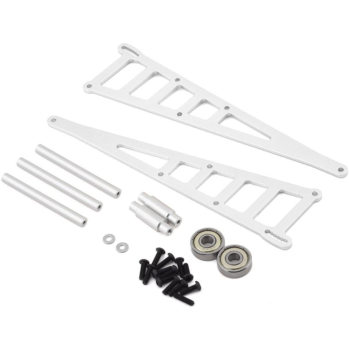 ST Racing Concepts Traxxas Slash Aluminum Adjustable Wheelie Bar Kit (Silver)