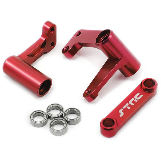 ST Racing Concepts Aluminum Steering Bellcrank System w/Bearings (Red)
