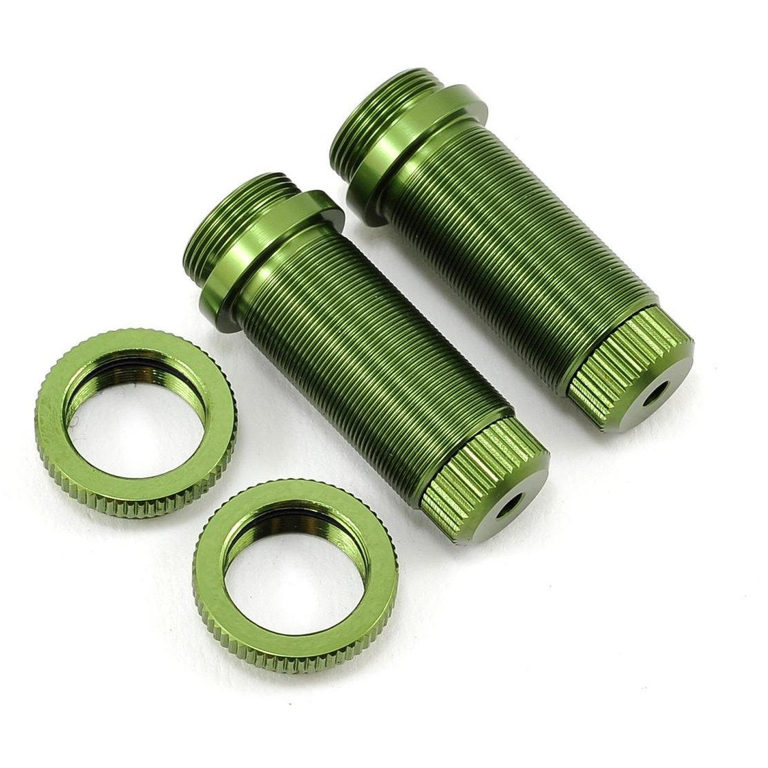 ST Racing Concepts Aluminum Threaded Front Shock Body Set (Green) (2) (Slash)