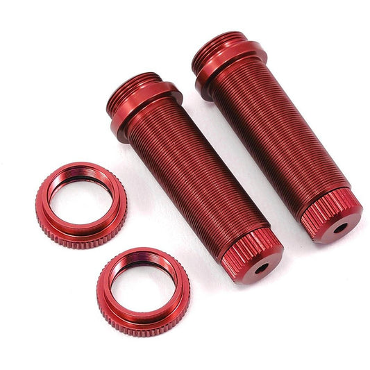ST Racing Concepts Aluminum Threaded Rear Shock Body Set (Red) (2) (Slash)