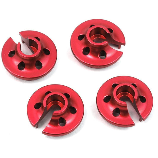 ST Racing Concepts Traxxas 4Tec 2.0 Aluminum Lower Shock Retainers (4) (Red)