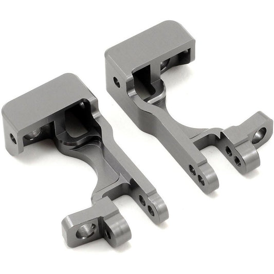 ST Racing Concepts Aluminum Front C-Hubs (Gun Metal) (Slash 4x4)