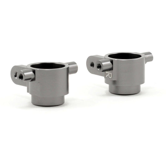 ST Racing Concepts Aluminum Front Steering Knuckles (Gun Metal) (Slash 4x4)
