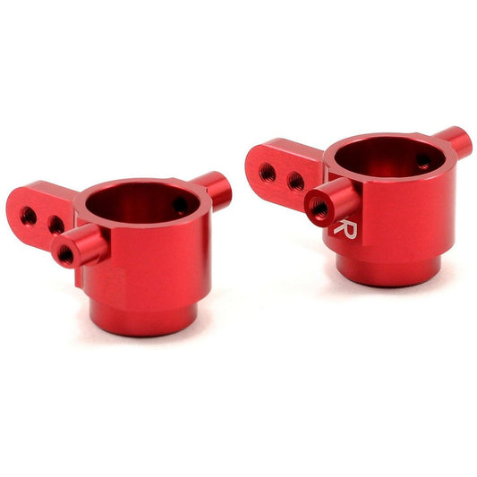 ST Racing Concepts Aluminum Front Steering Knuckles (Red) (Slash 4x4)