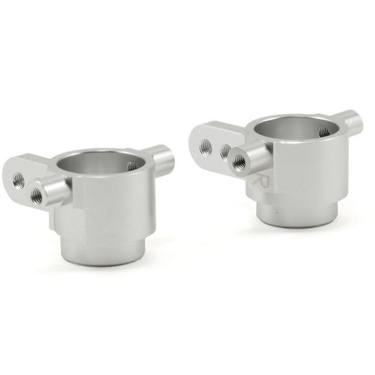 ST Racing Concepts Aluminum Front Steering Knuckles (Silver) (Slash 4x4)