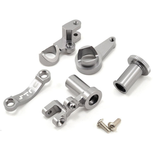 ST Racing Concepts HD Aluminum Steering Bellcrank Set (Gun Metal) (Slash 4x4)