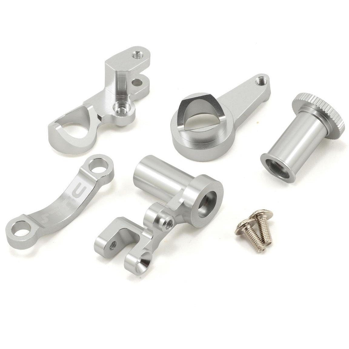 ST Racing Concepts HD Aluminum Steering Bellcrank Set (Silver) (Slash 4x4)