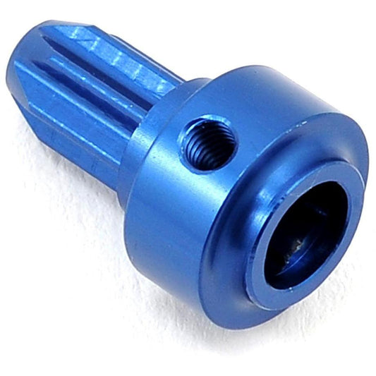 ST Racing Concepts Aluminum Center Driveshaft Front Hub (Blue)