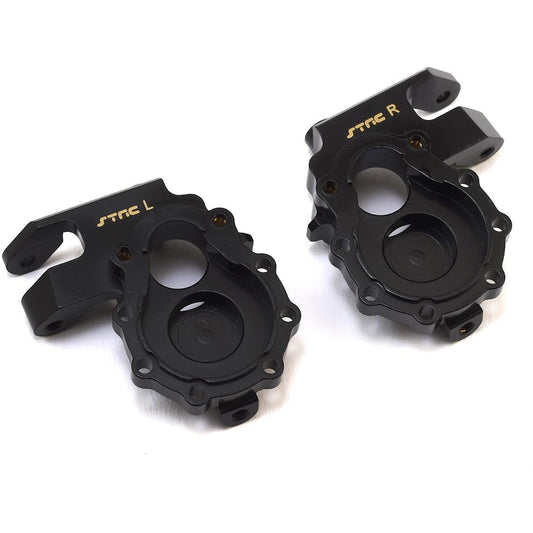 ST Racing Concepts Traxxas TRX-4 Brass Front Steering Knuckles (Black) (2)