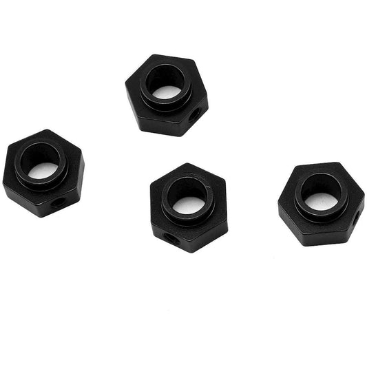 ST Racing Concepts Traxxas TRX-4 Aluminum Wheel Hex Adapters (4) (Black)