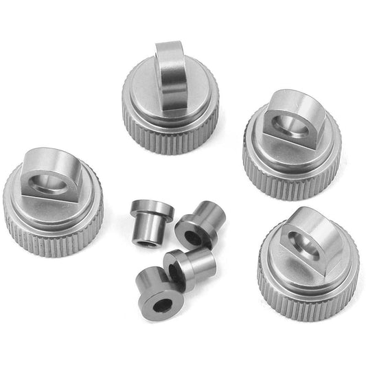 ST Racing Concepts Traxxas 4Tec 2.0 Aluminum Shock Caps (4) (Silver)