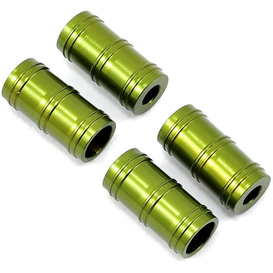 ST Racing Concepts SCX10 Aluminum Faux Shock Reservoir (4) (Green)