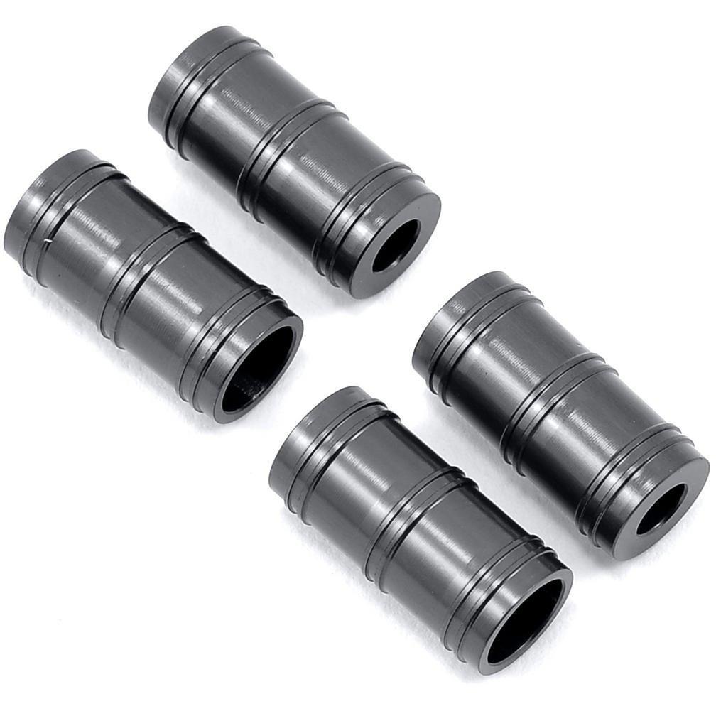 ST Racing Concepts SCX10 Aluminum Faux Shock Reservoir (4) (Gun Metal)