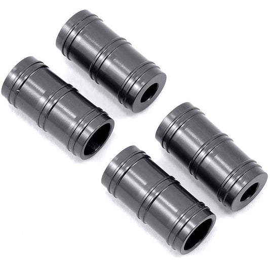 ST Racing Concepts SCX10 Aluminum Faux Shock Reservoir (4) (Gun Metal)