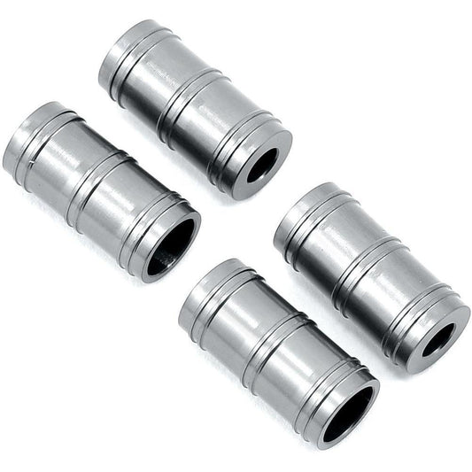 ST Racing Concepts SCX10 Aluminum Faux Shock Reservoir (4) (Silver)