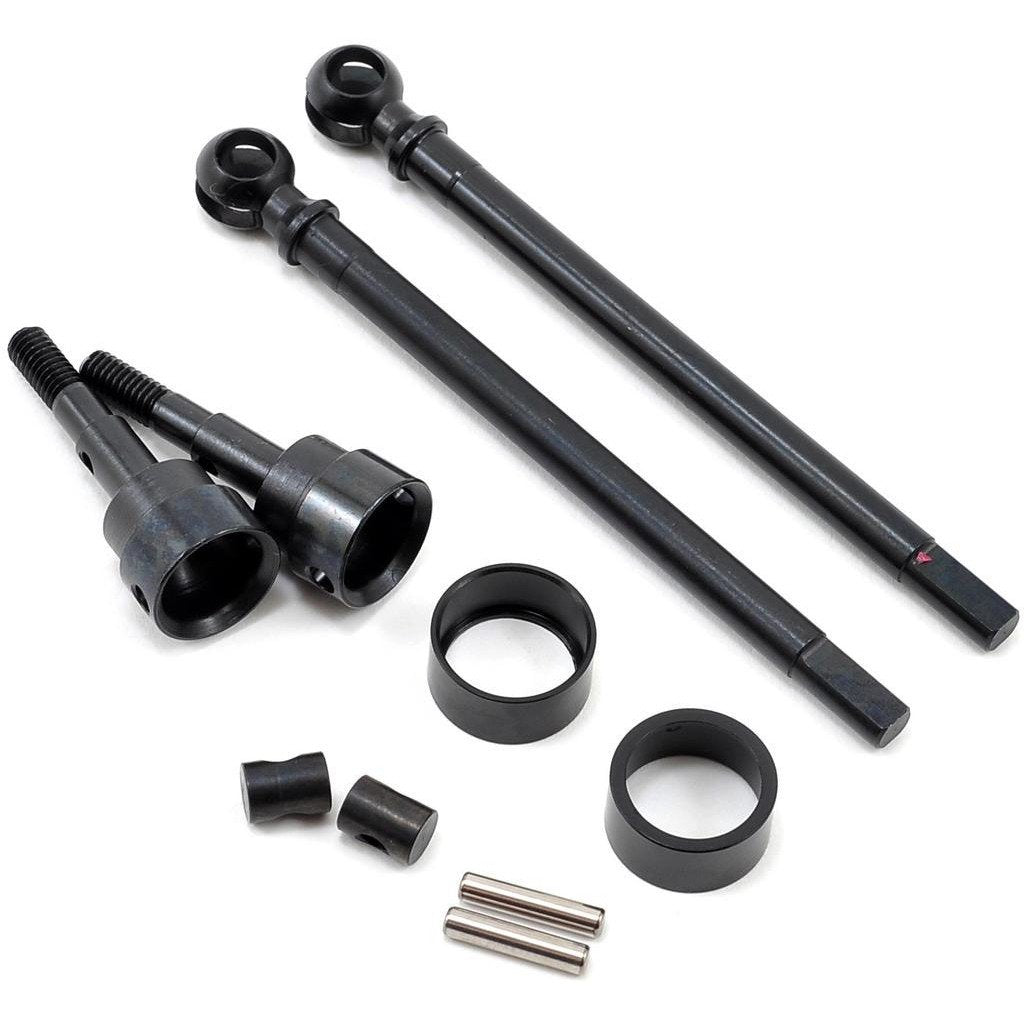 ST Racing Concepts SCX10 Carbon Steel Universal Driveshaft (Black) (2)