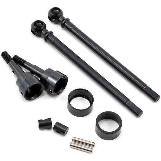ST Racing Concepts SCX10 Carbon Steel Universal Driveshaft (Black) (2)