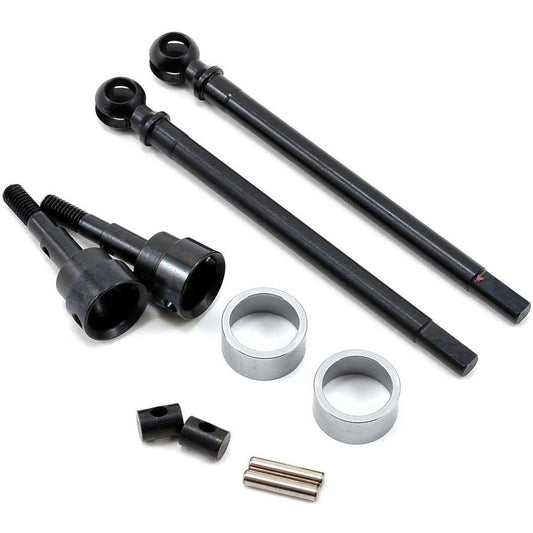 ST Racing Concepts SCX10 Carbon Steel Universal Driveshaft (Silver) (2)