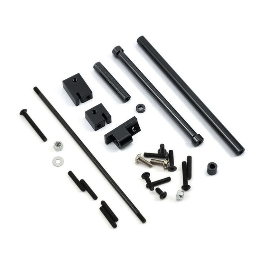 ST Racing Concepts SCX10 Aluminum Off-Axle Servo Mount/Panhard Kit (Black)