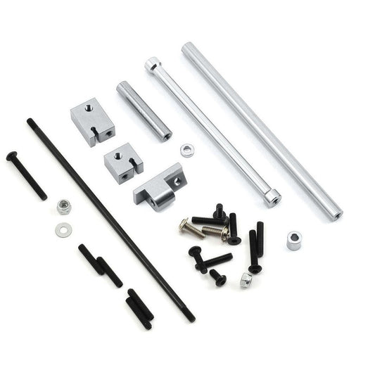 ST Racing Concepts SCX10 Aluminum Off-Axle Servo Mount/Panhard Kit (Silver)