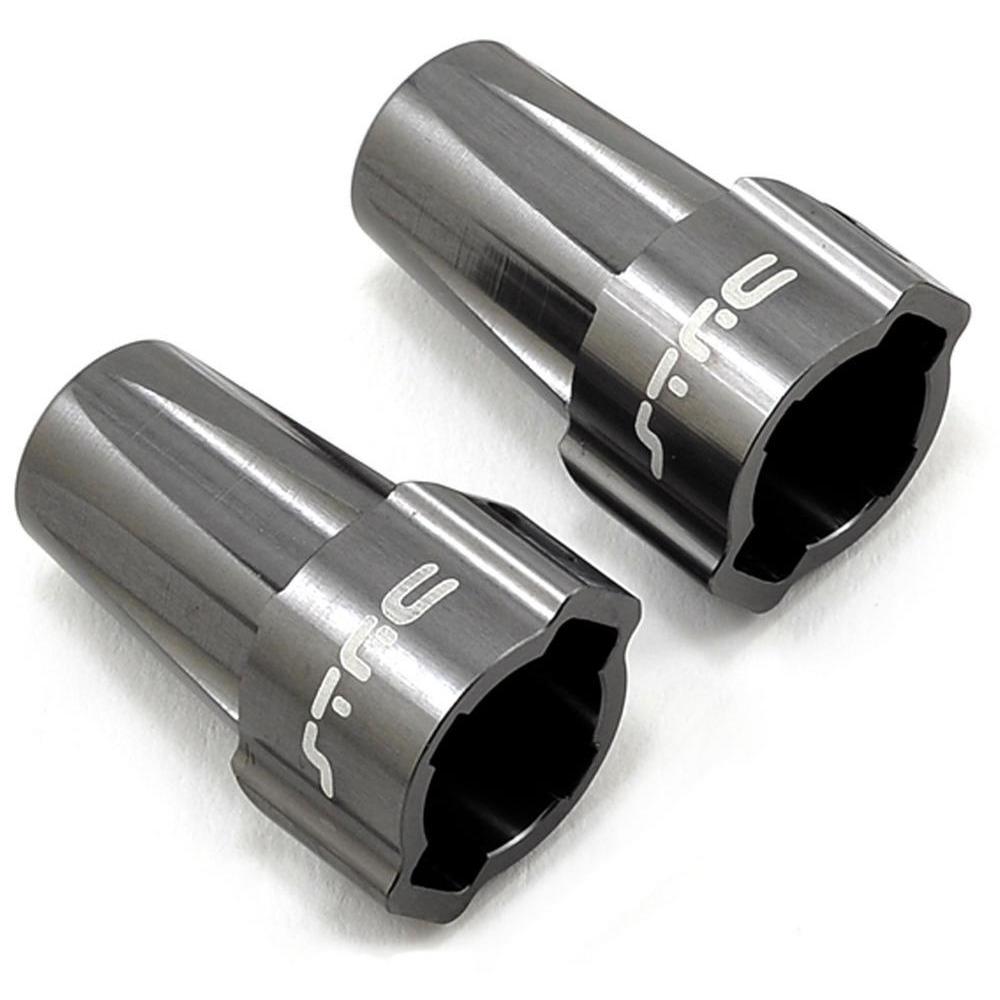 ST Racing Concepts Aluminum Axial SCX10 Rear Lockout (Gun Metal) (2)