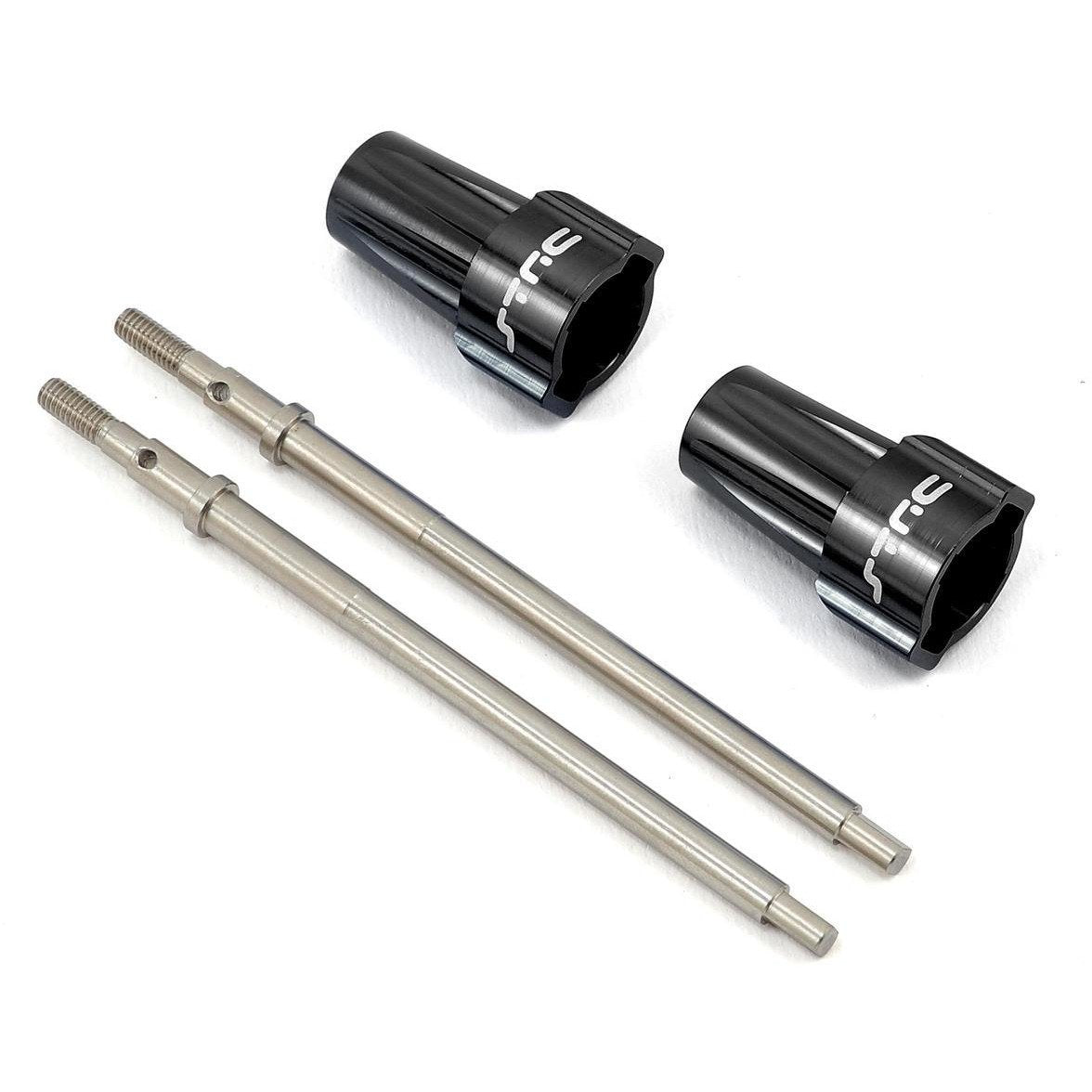 ST Racing Concepts Lockout Axle Kit w/Stainless Steel Driveshaft (Black) (2)