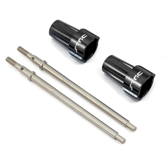 ST Racing Concepts Lockout Axle Kit w/Stainless Steel Driveshaft (Black) (2)
